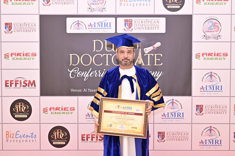 Aimri Doctorate Winner