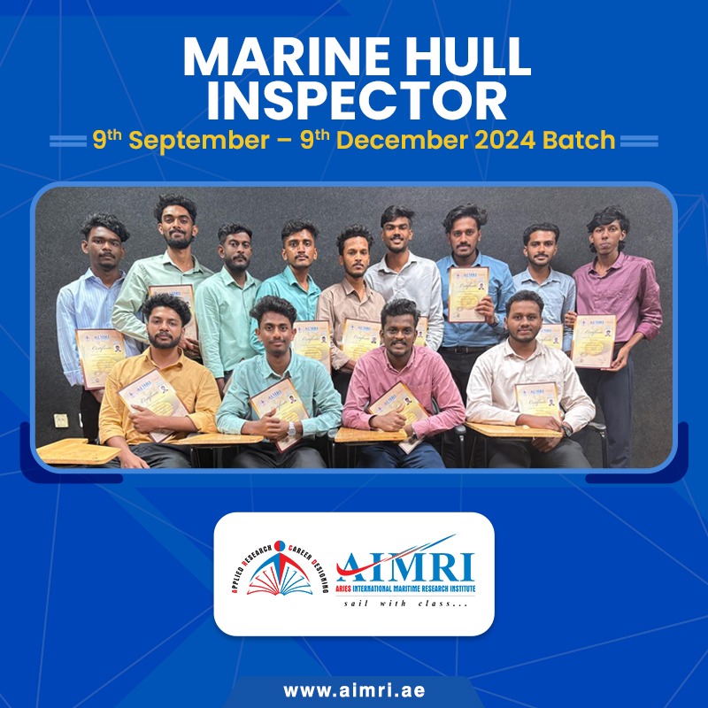 Marine Ship Hull Inspector Batch Group Photo